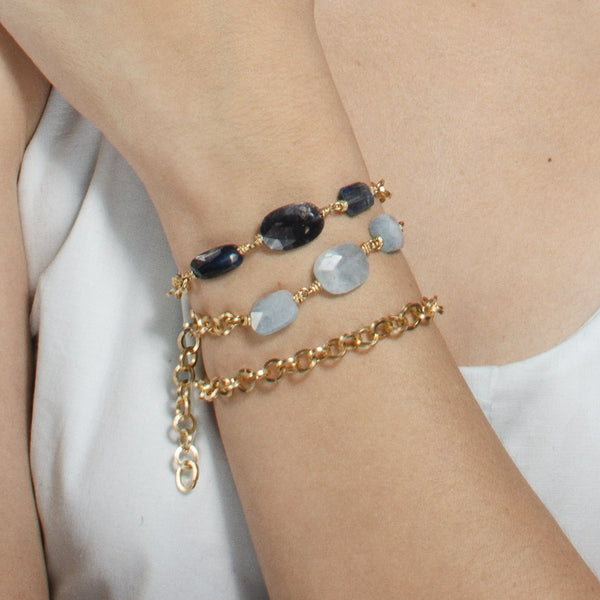 Atmosfera Bracelet #03 - Aquamarine Bracelets TARBAY   