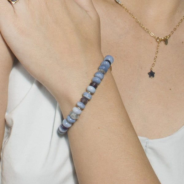 Cyclone Bracelet - Opal, Tanzanite, Aquamarine & Iolite Bracelets TARBAY   