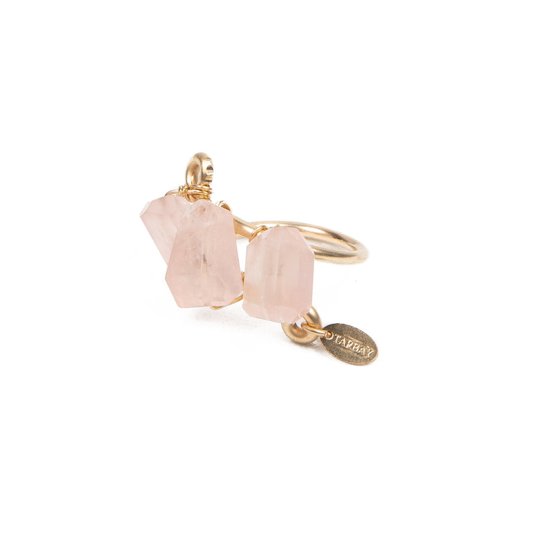 Diana Ring - Rose Quartz Rings TARBAY   