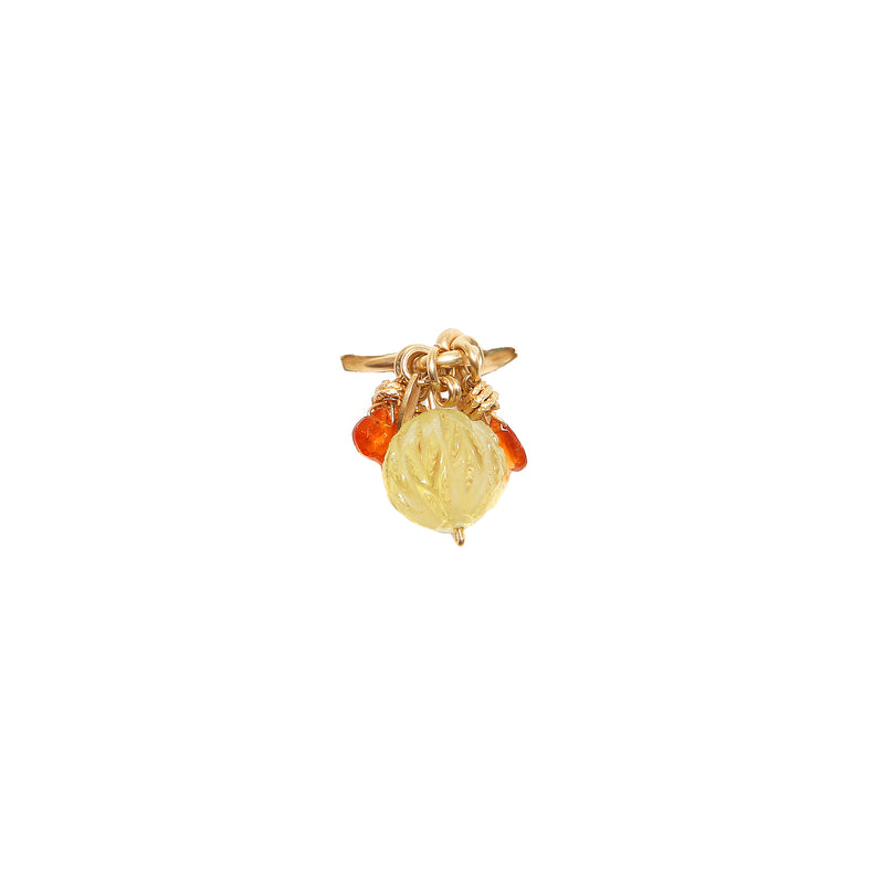 Iridessa Ring - Citrine, Carnelian & Spessartite Rings TARBAY   
