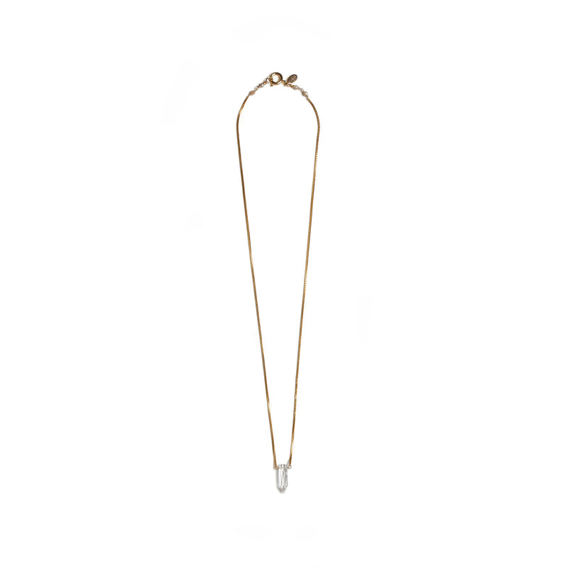 Gema Pendulum White Topaz Necklace Necklaces TARBAY   