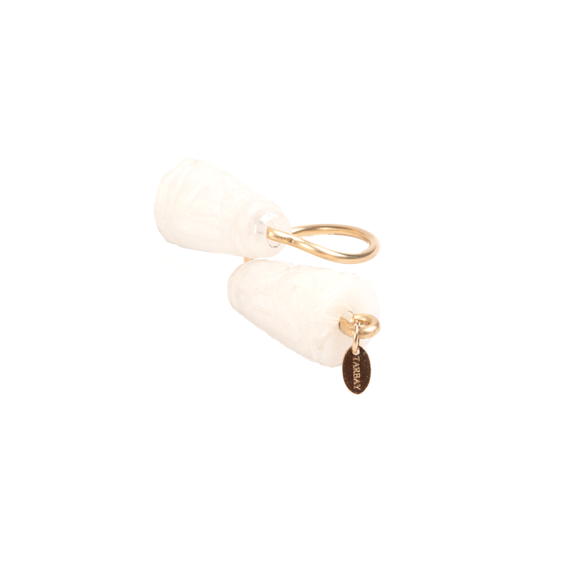 Glaciar Ring - White Agate Rings TARBAY   