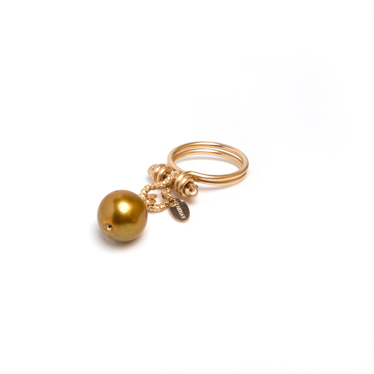 Gyros Ring - Bronze Pearl Rings TARBAY   