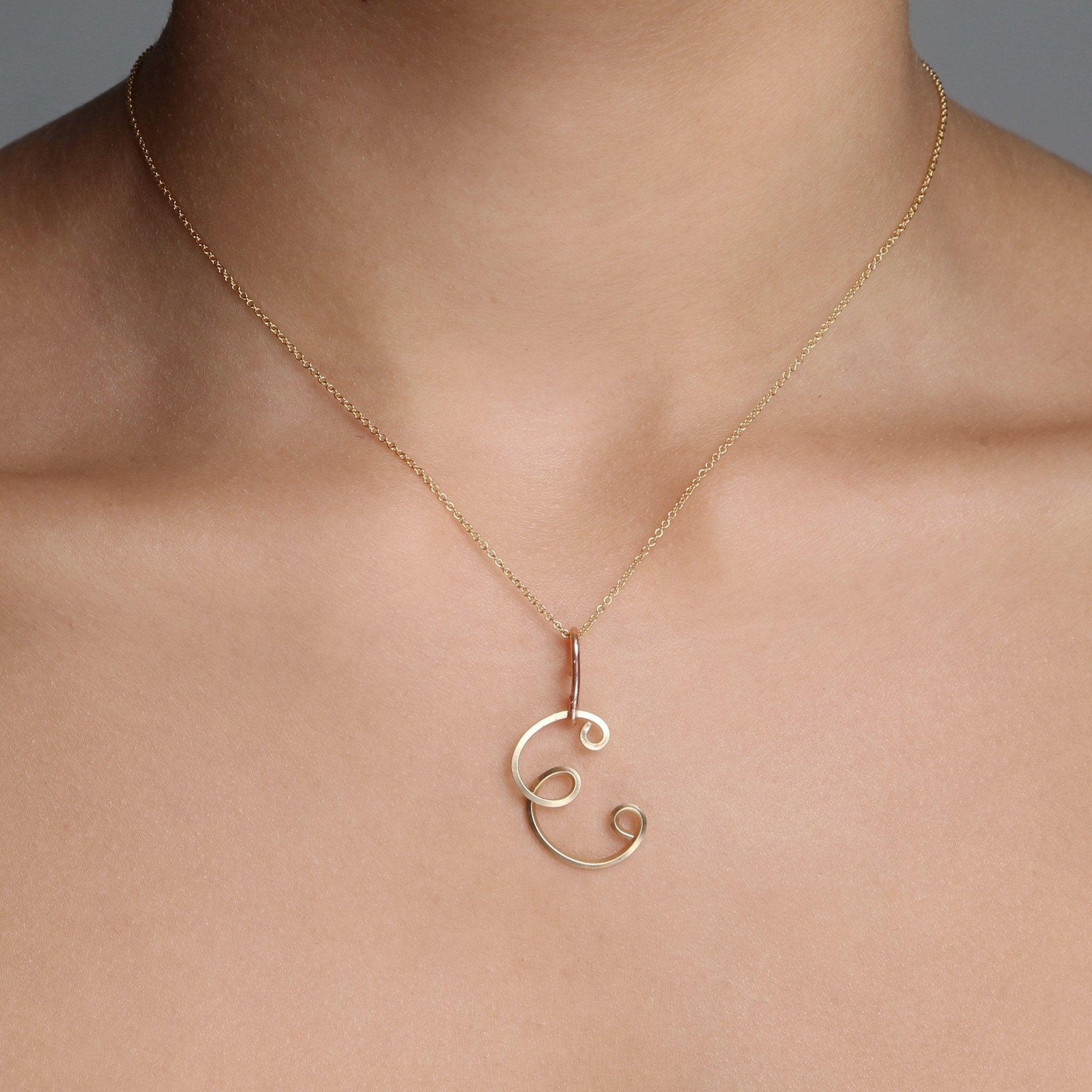 Handmade Letter Charm #1 (25mm) Charms CLASICOS E