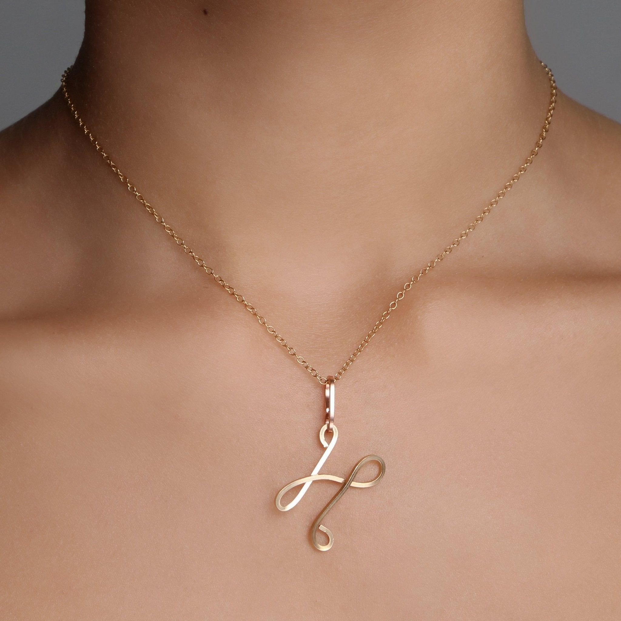 Handmade Letter Charm #1 (25mm) Charms CLASICOS H