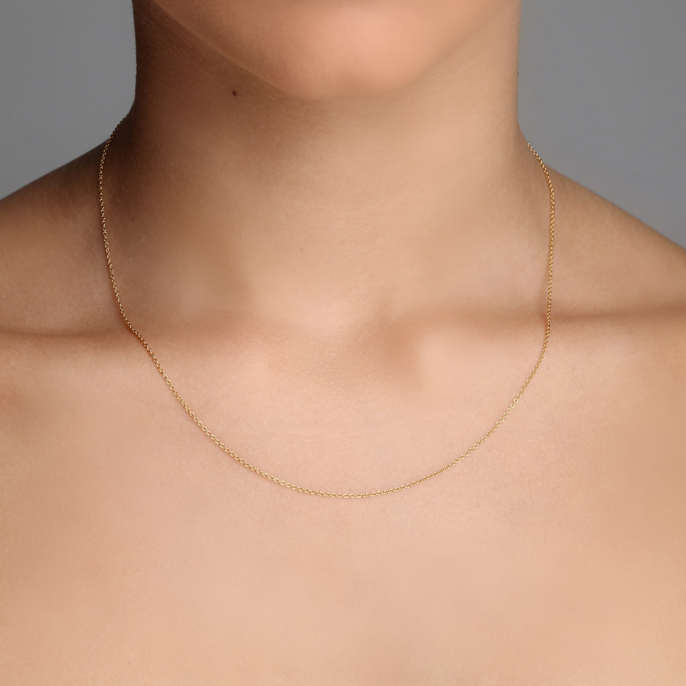 Classic Necklace (45cm) - Yellow Gold Necklaces TARBAY   