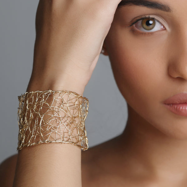 Aura Bracelet (50mm) - Yellow Gold Bracelets TARBAY   