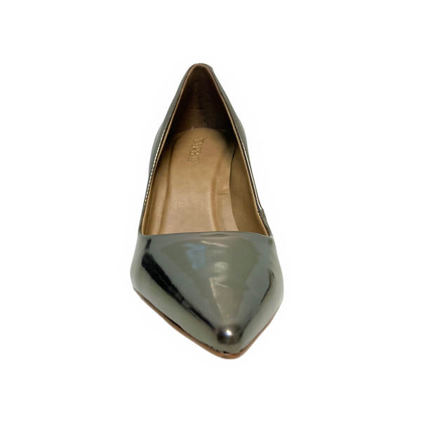 Bea Stilettos High Heel Shoes - Metallic Pewter Heels TARBAY   