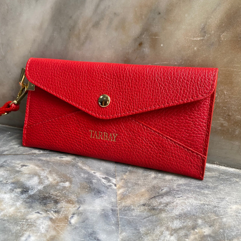 Genuine Leather Wallet #1 - Red Wallets TARBAY   