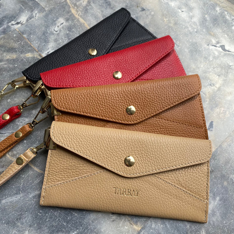 Genuine Leather Wallet #1 - Camel Wallets TARBAY   