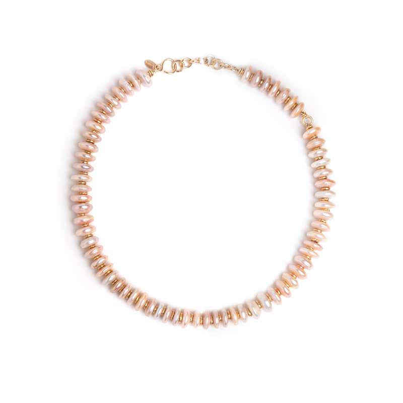 Coin Pearl Necklace (15mm) Necklaces TARBAY   