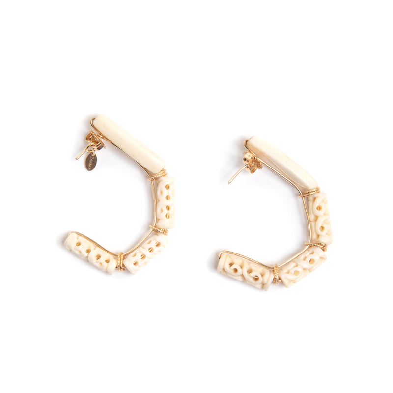 Krema Hoop Earrings Earrings TARBAY   