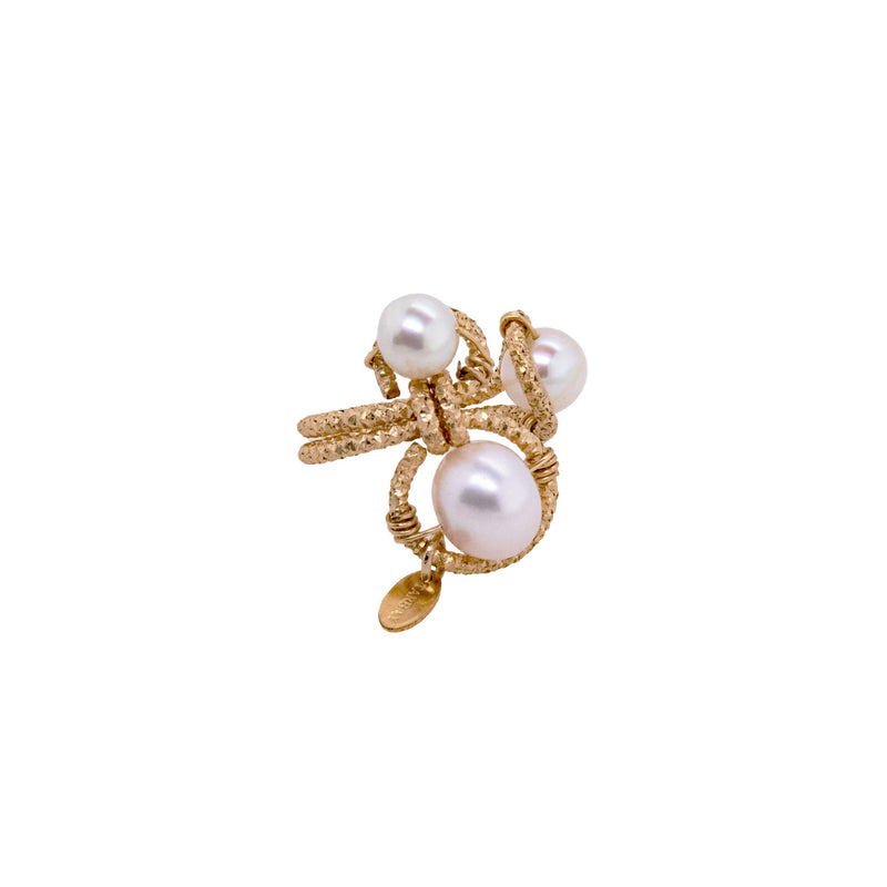 Lilli Adjustable Ring - Pearl Rings TARBAY   