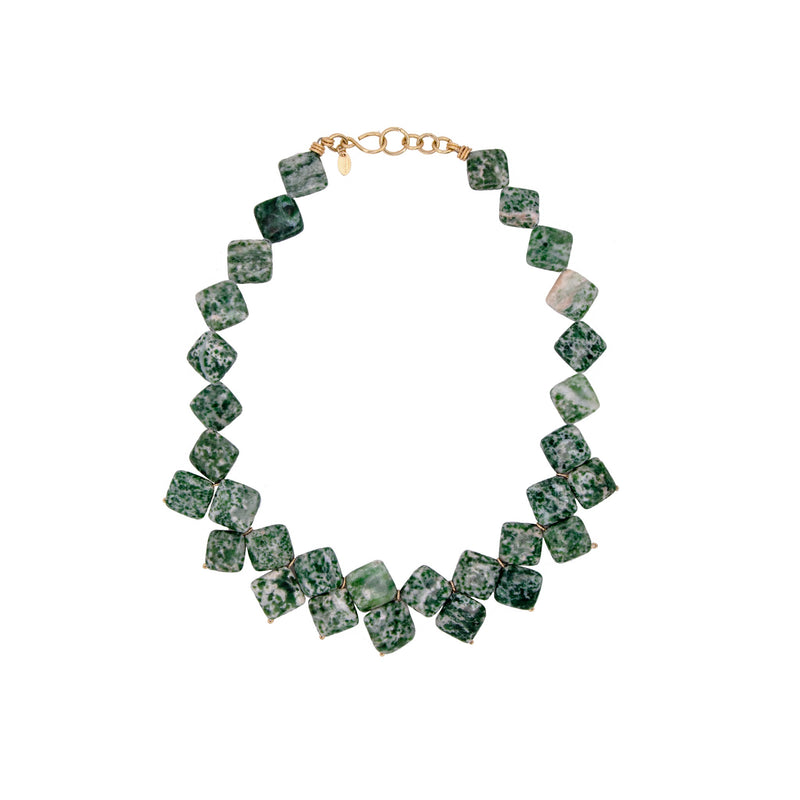 Mauritia Necklace #2 - Jasper Necklaces TARBAY   