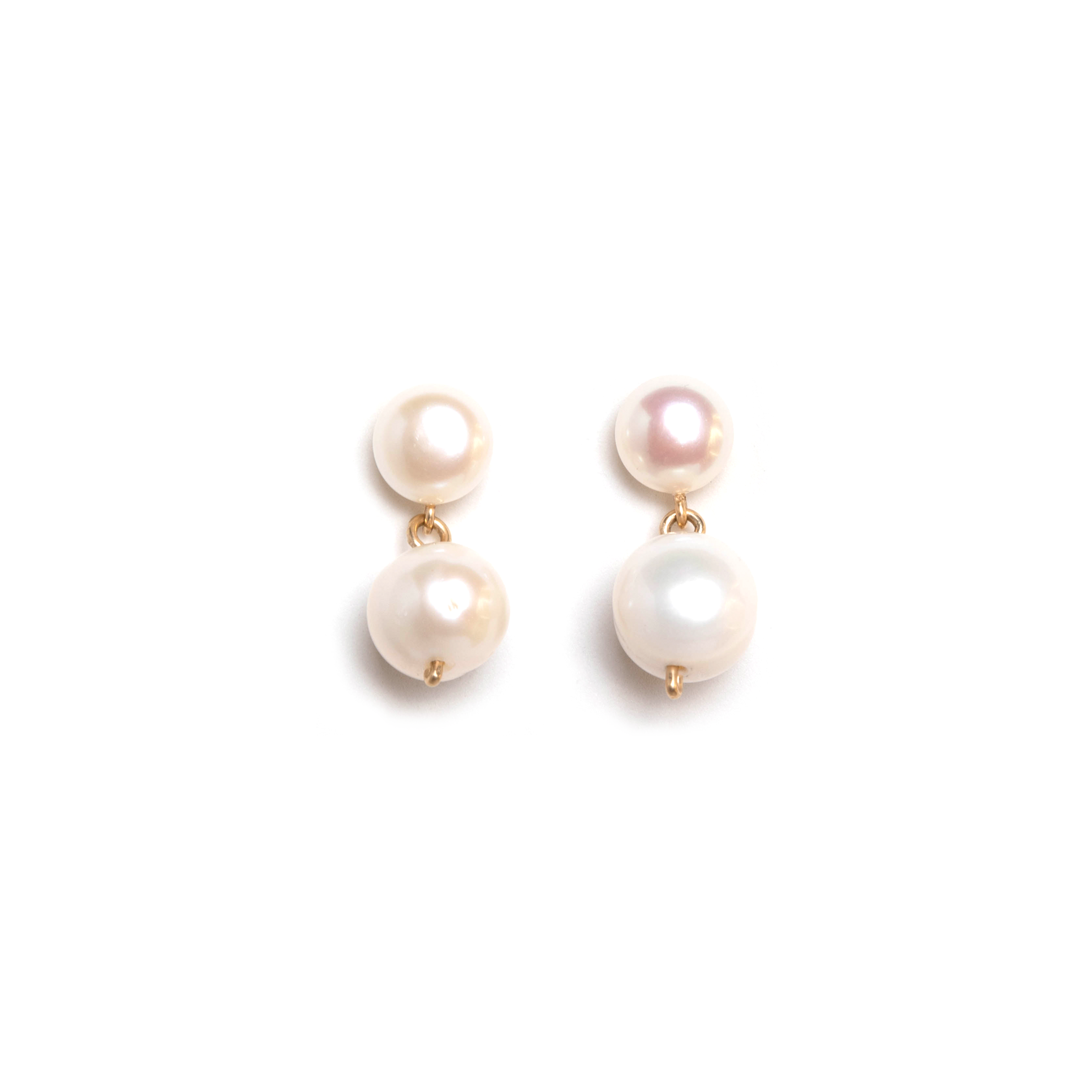 Margot Dangle Earrings (25mm) - Pearl Earrings TARBAY   