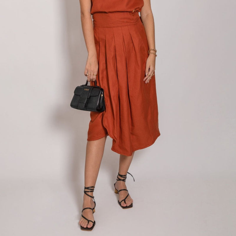 Clivia Skirt - Terracota Skirts TARBAY   