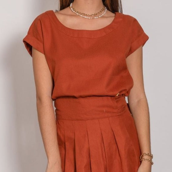 Clivia Top - Terracota Tops TARBAY   