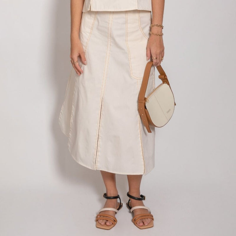 Azahar Skirt - Marfil Skirts TARBAY   