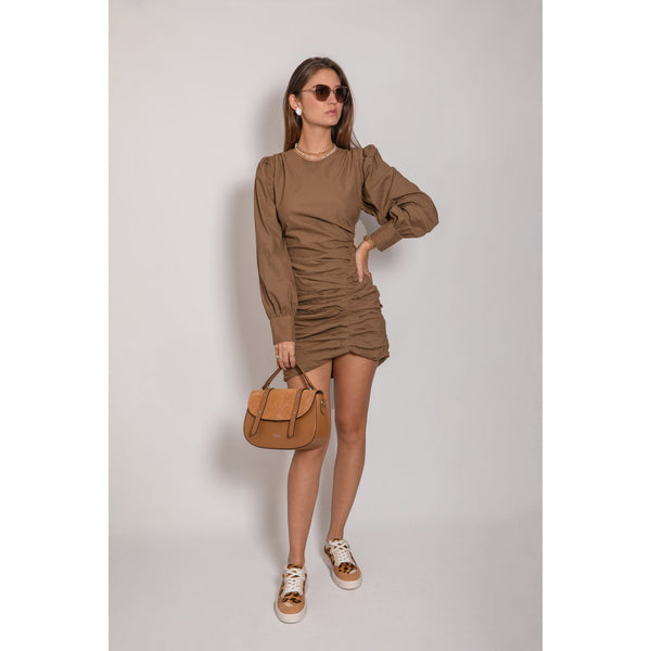 Jazmin Dress - Light Mocha Dress TARBAY   