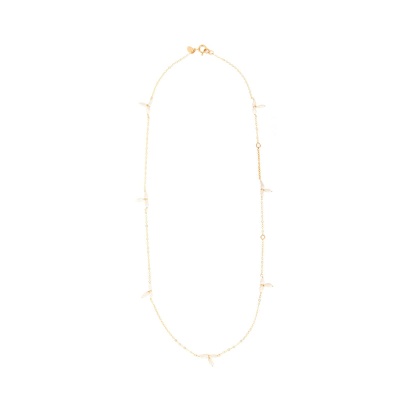 Pensamientos #01 Perlas Arroz Necklaces TARBAY   