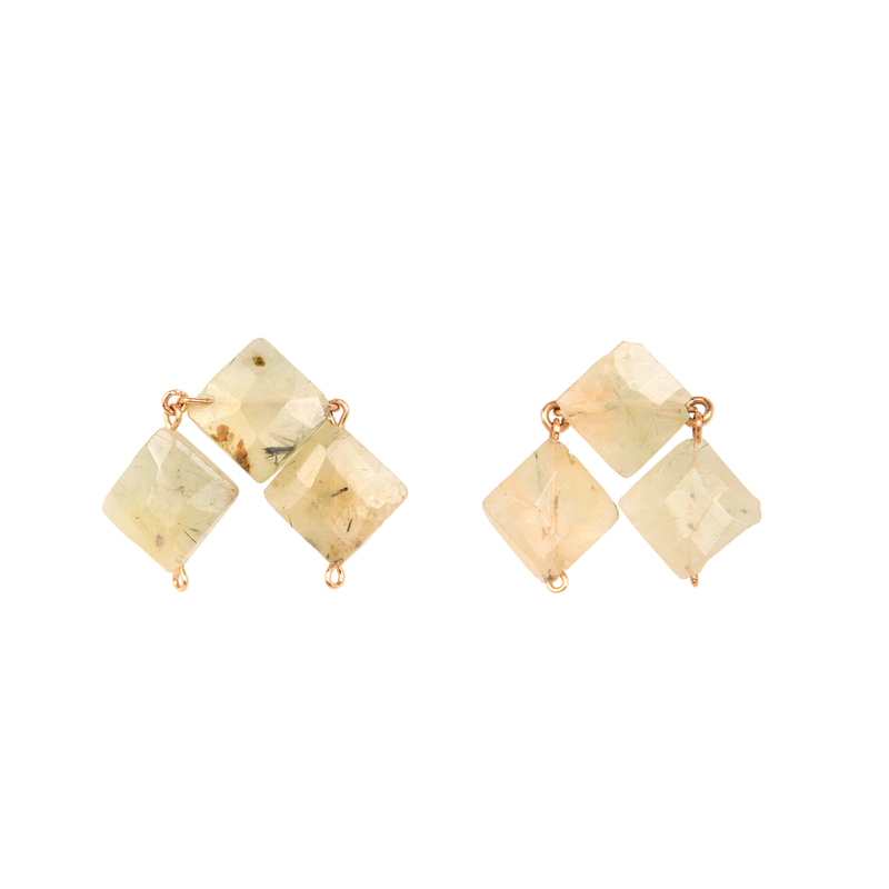 Sedum Earrings #1 (30mm) - Phrinite Earrings TARBAY   