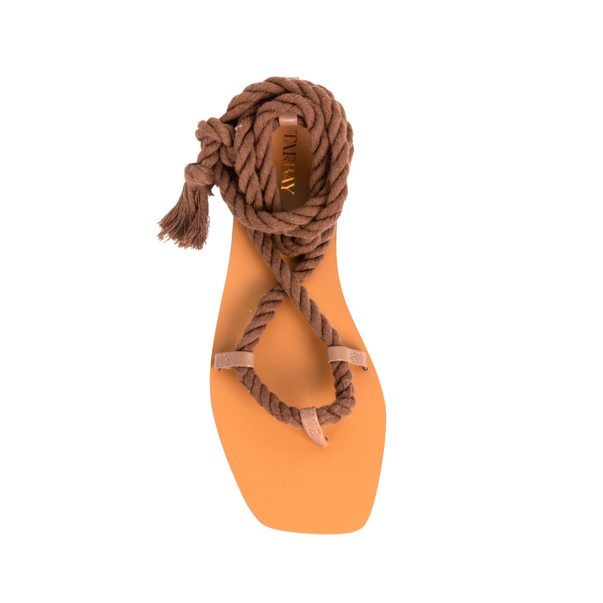 Arenisca Flat Sandals - Mocha Flats TARBAY   