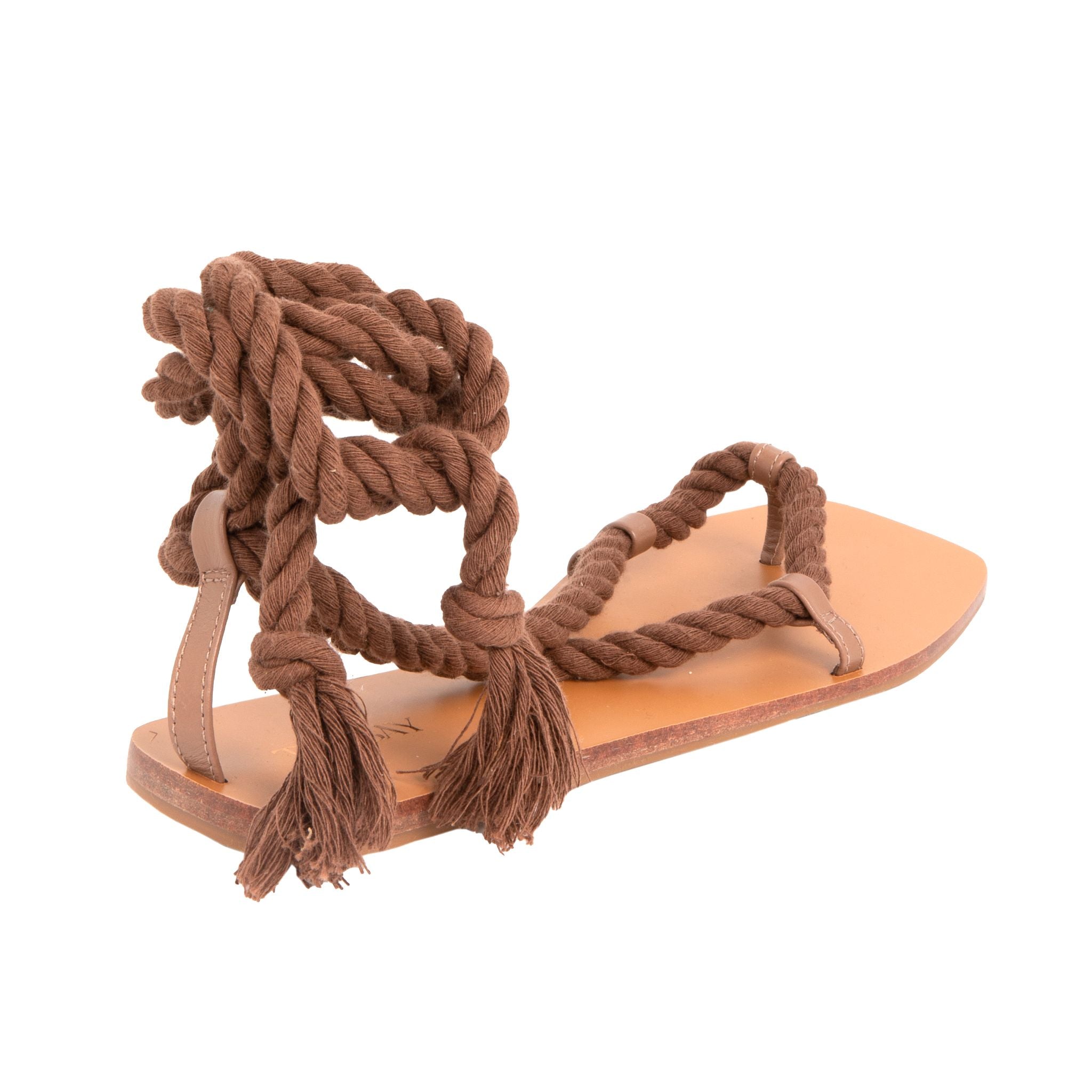 Arenisca Flat Sandals - Mocha Flats TARBAY   