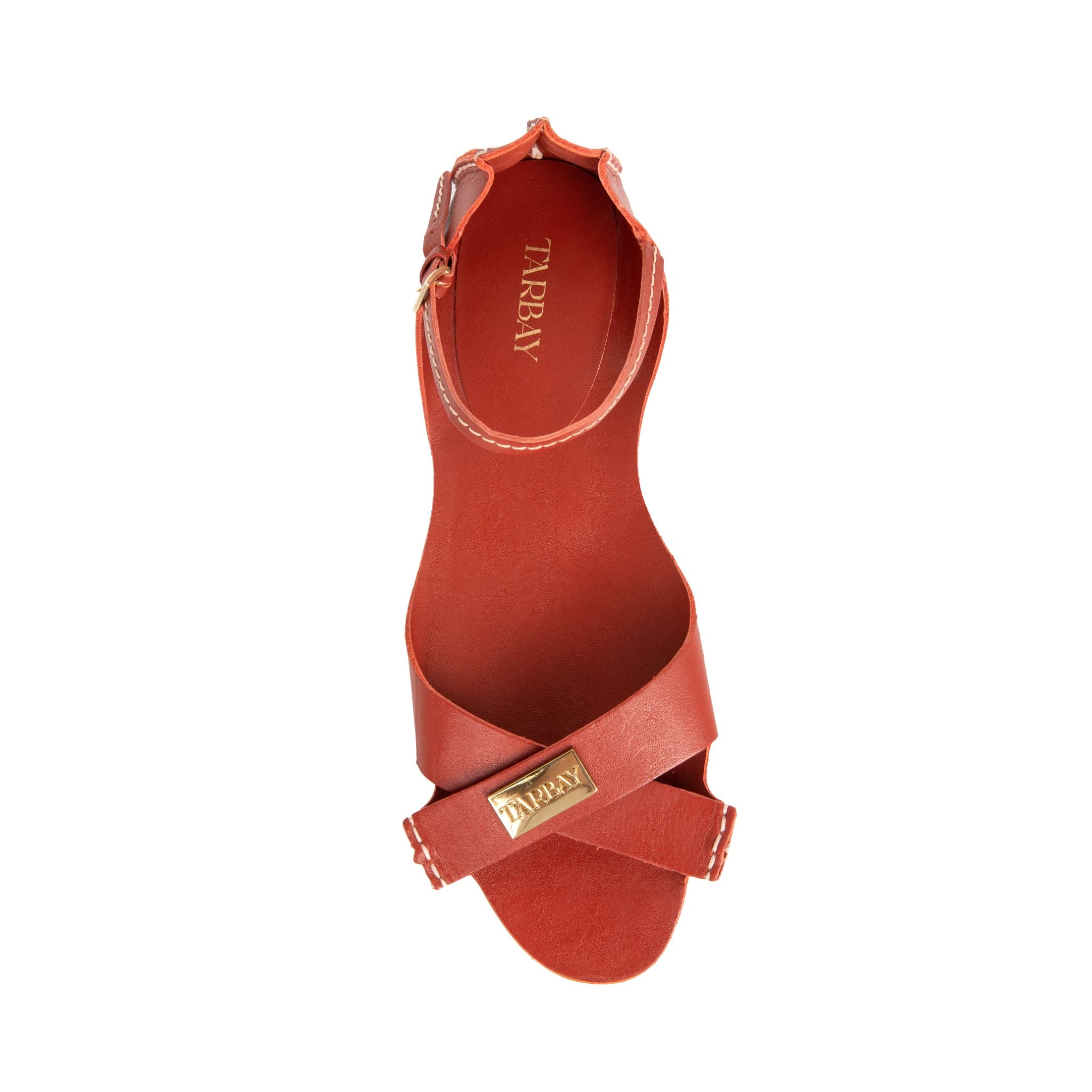 Tajali Leather Sandals - Sienna Tajali Flats TARBAY   