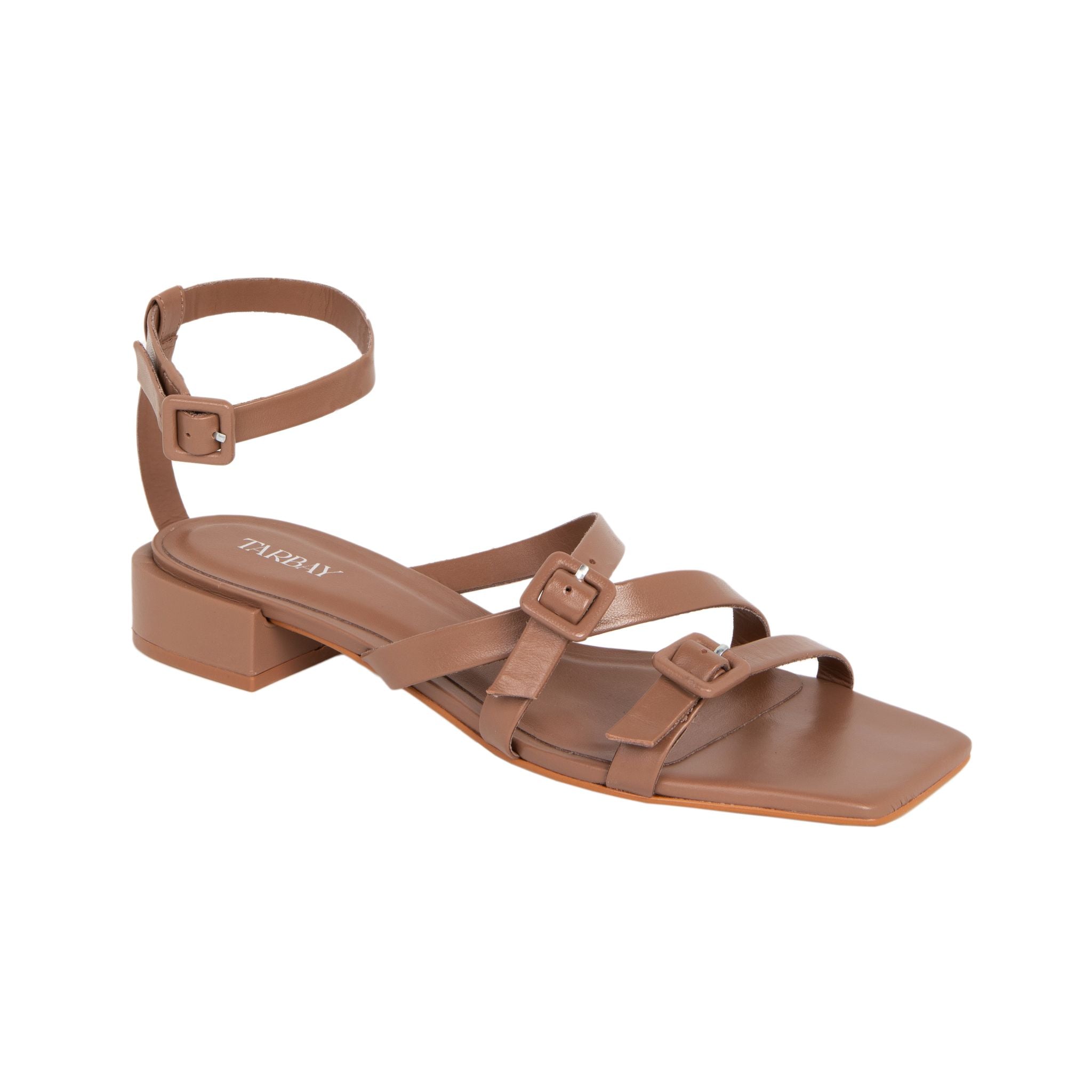 Tessa Sandals - Mocha Heels TARBAY   