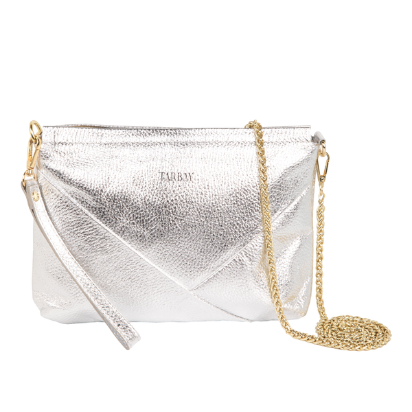Maia Clutch & Crossbody Bag - Argento Clutch & Crossbody Bags TARBAY   
