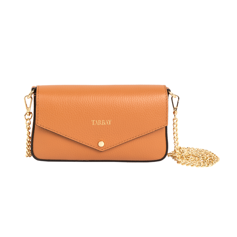 Nashira Clutch & Crossbody Bag - Caramel Clutch & Crossbody Bags TARBAY   
