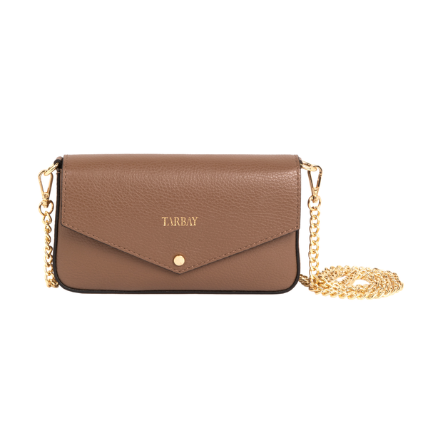 Nashira Clutch & Crossbody Bag - Brown Clutch & Crossbody Bags TARBAY   