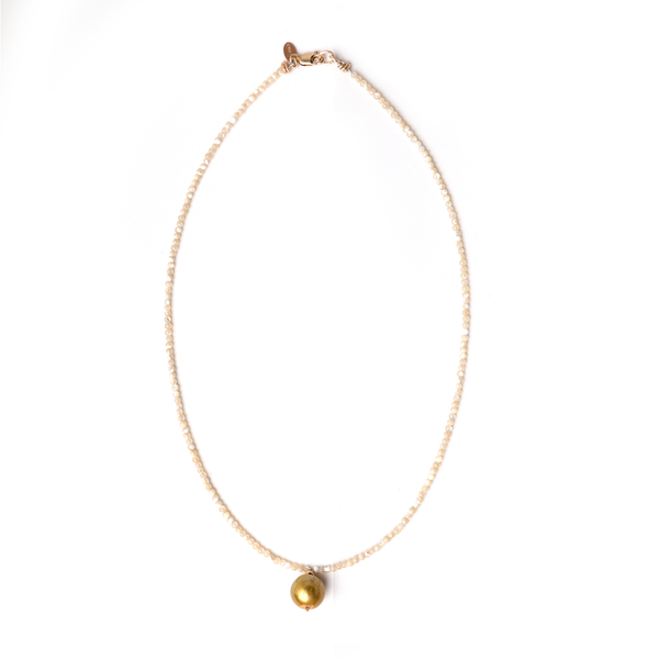 Salina Necklace #4 - Bronze Pearl & Nacre Necklaces TARBAY   