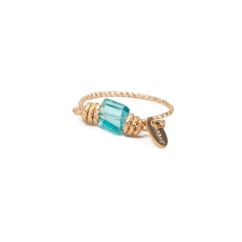 Solitaire Ring #1 (17mm) - Apatite Rings TARBAY   