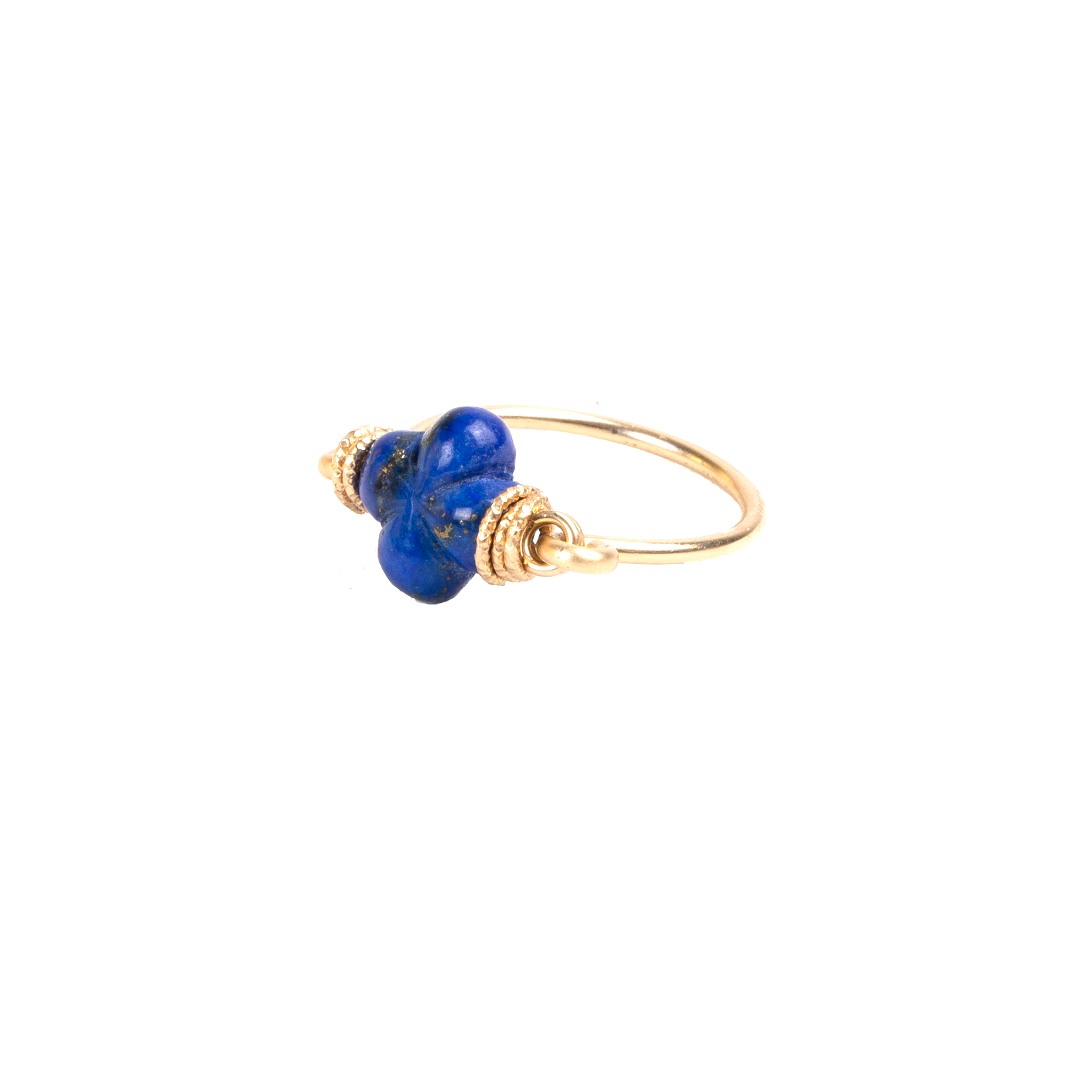 Solitaire Ring #1 (20mm) - Lapis Lazuli Rings TARBAY   