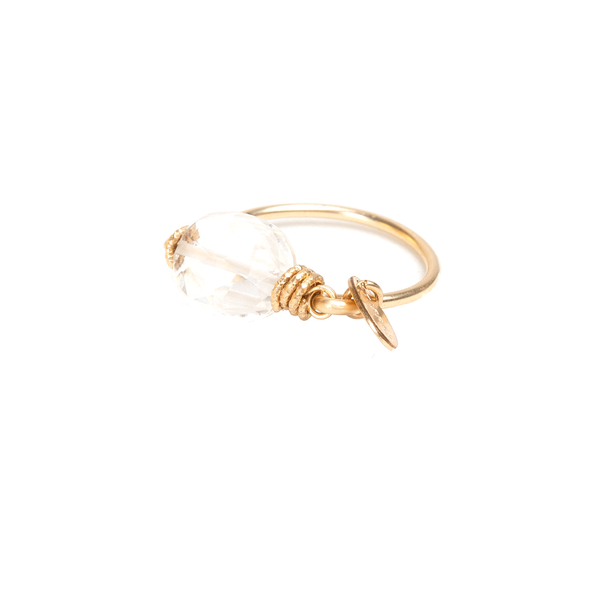 Solitaire Ring #1 (20mm) - Topaz Rings TARBAY   