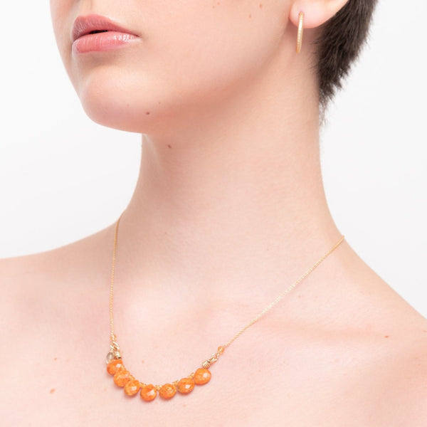 Rocio Necklace - Calcite & Citrine Necklaces TARBAY   