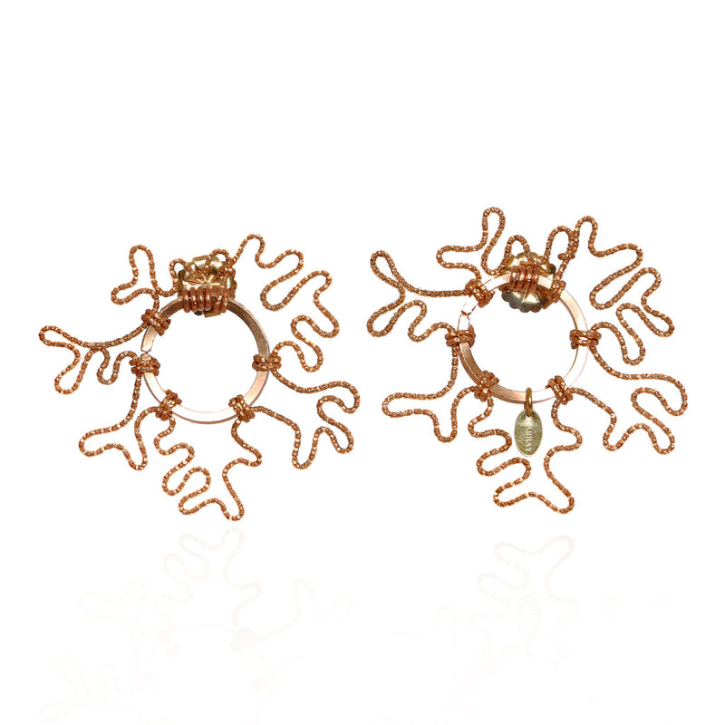 Gorgonia Gold Rose Earring Earrings TARBAY   