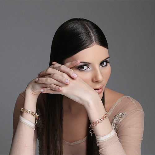 Regine Bracelet Regine 14k laminated gold Rose Gold Bracelets TARBAY   