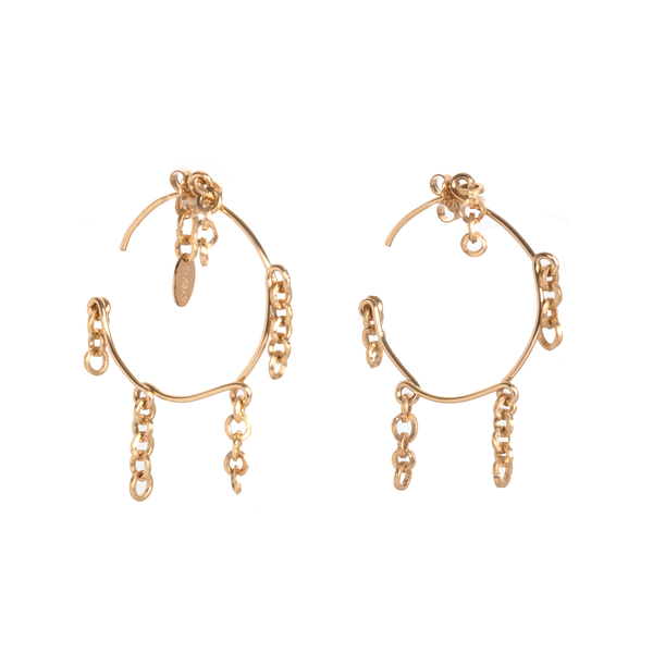 Mila Hoop Earrings (30mm) Earrings TARBAY   
