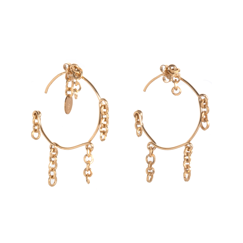 Mila Hoop Earrings (30mm) Earrings TARBAY   