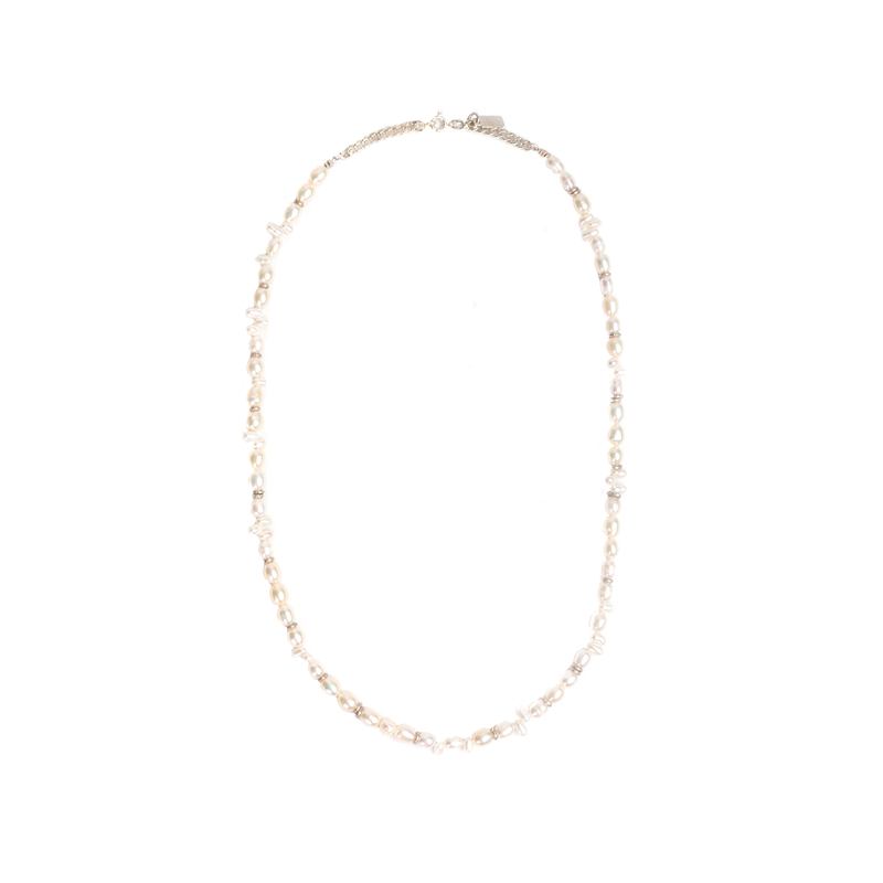 Morgan Necklace (58cm) - Pearl & Sterling Silver Necklaces TARBAY   