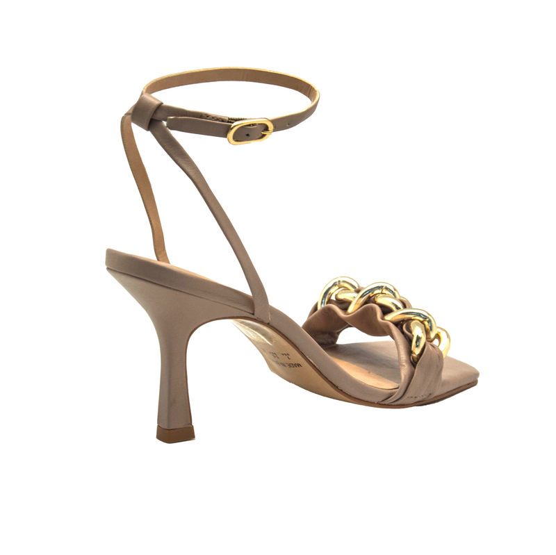 Nydia High Heel Sandals - Nocciola Heels TARBAY   