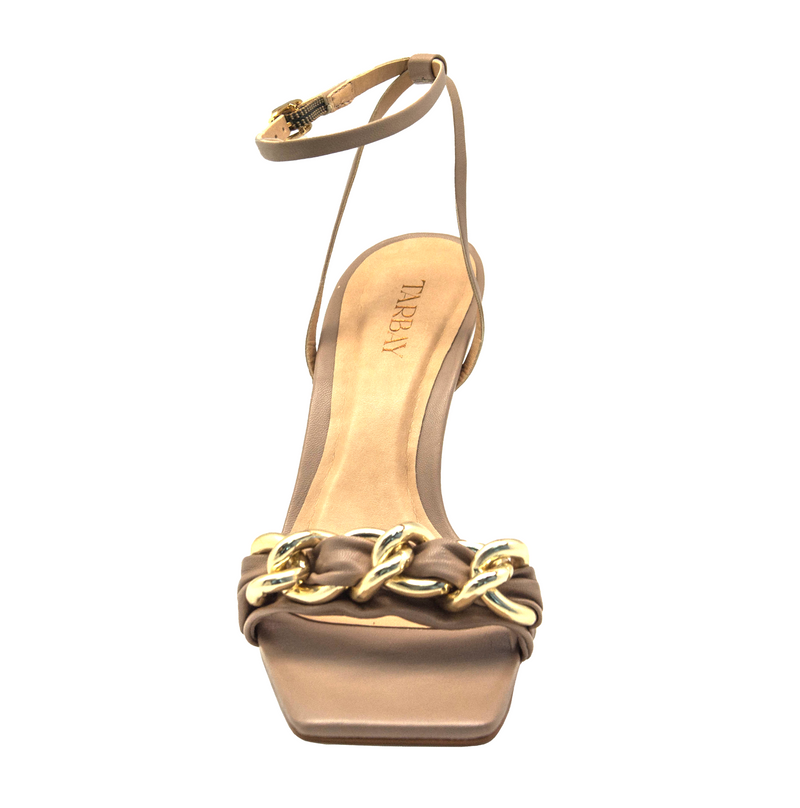 Nydia High Heel Sandals - Nocciola Heels TARBAY   