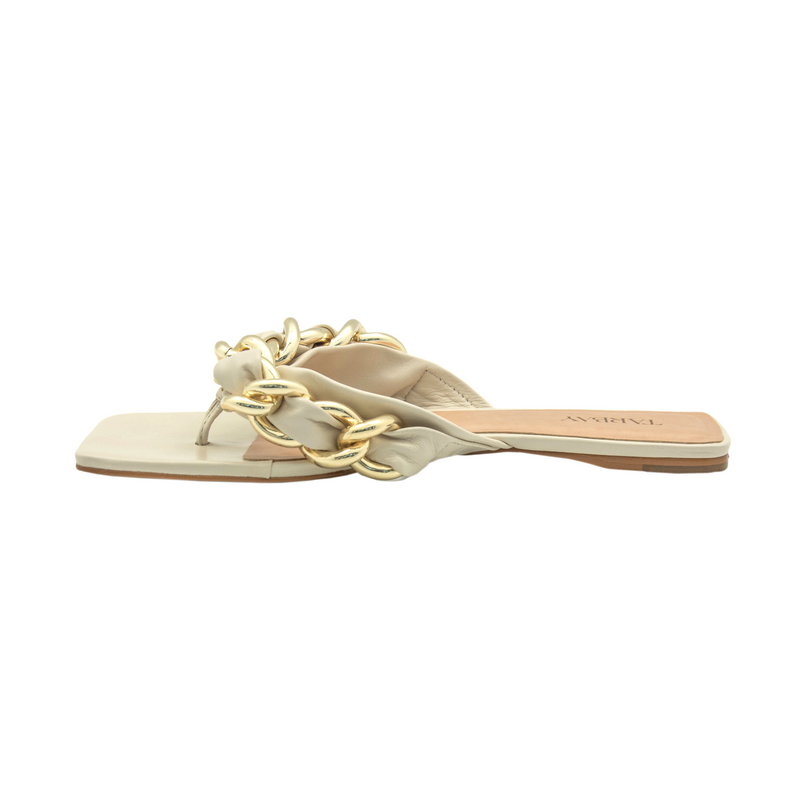 Idara Flat Sandals - Mascarpone Flats TARBAY   