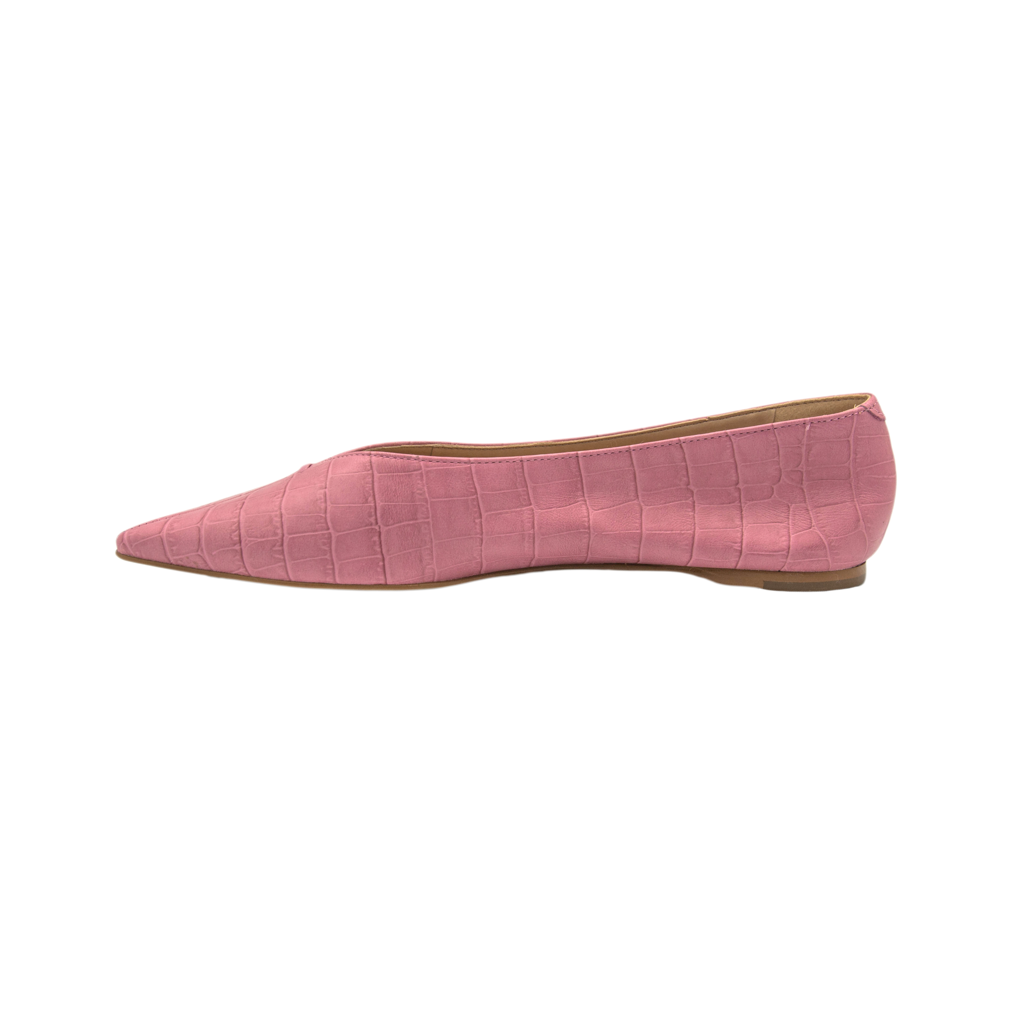 Grove Leather Flat Shoes - Gomma Flats TARBAY   