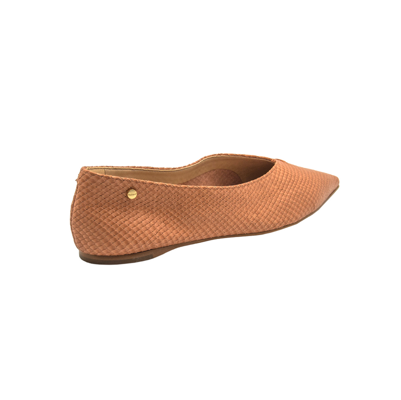 Grove Leather Flat Shoes - Miele Flats TARBAY   