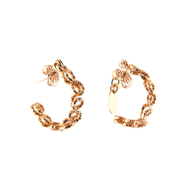Beth Hoop Earrings (20mm) - Yellow Gold Earrings TARBAY   