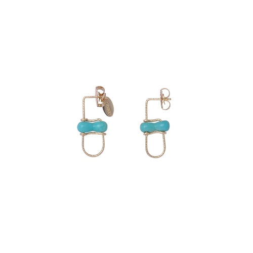 Fontainbleau Turquoise Earring Earrings TARBAY   